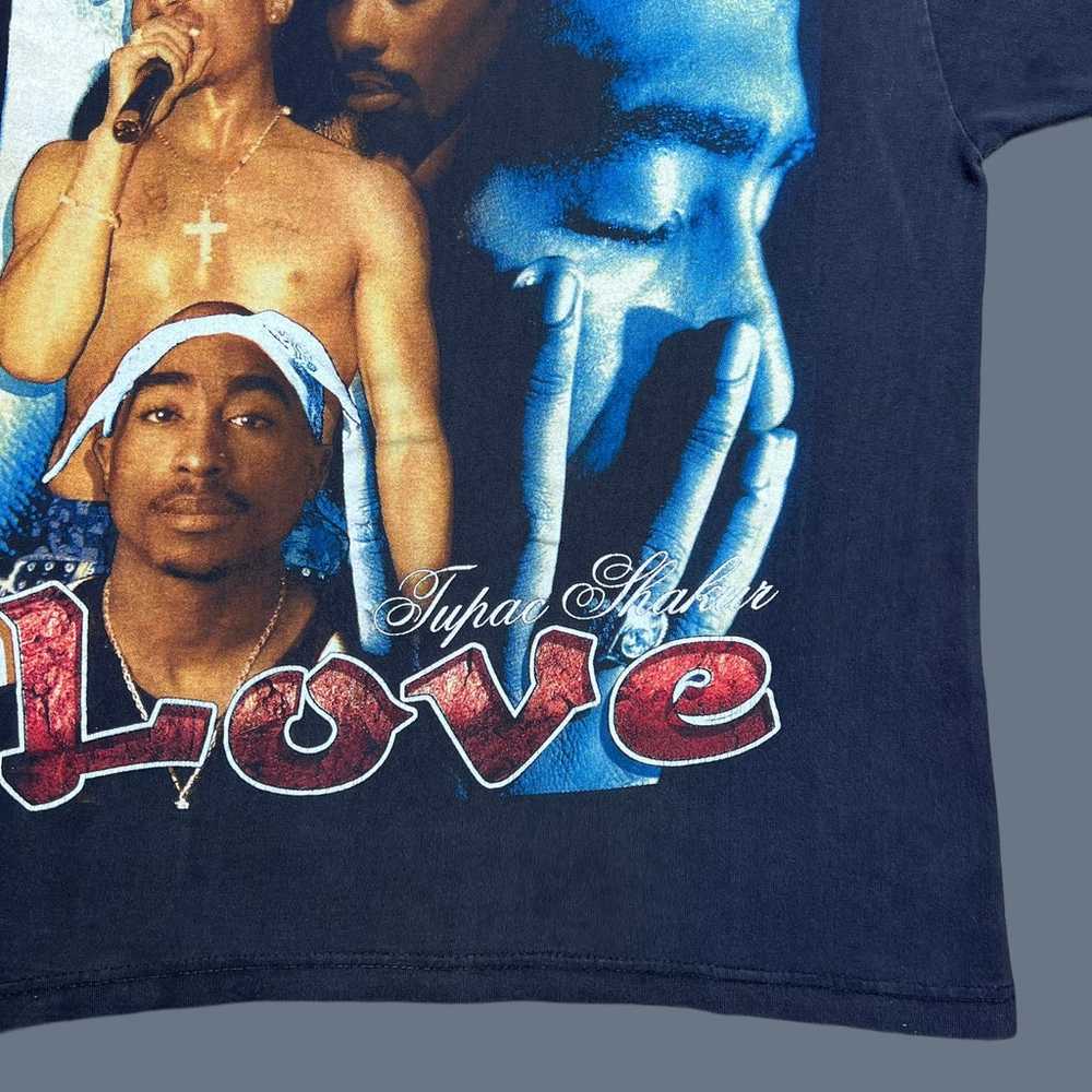 Vintage 1990s 2Pac Do For Love Memorial Rap Tee T… - image 11