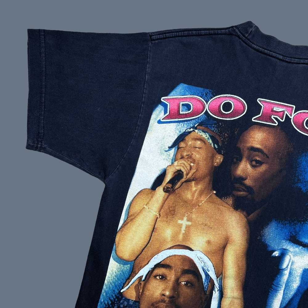 Vintage 1990s 2Pac Do For Love Memorial Rap Tee T… - image 8