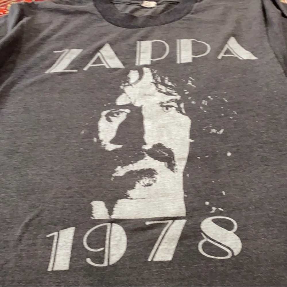 Vintage 1978 Frank Zappa concert tshirt - image 10