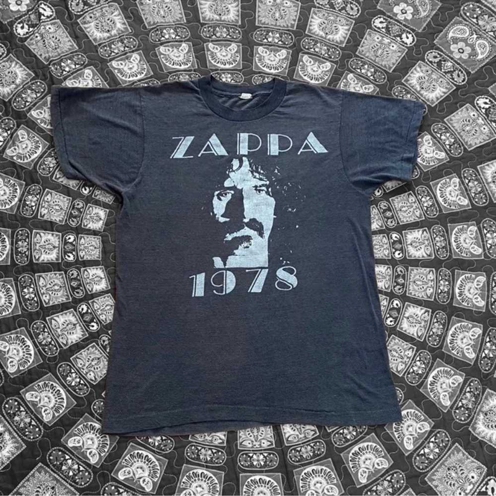 Vintage 1978 Frank Zappa concert tshirt - image 1