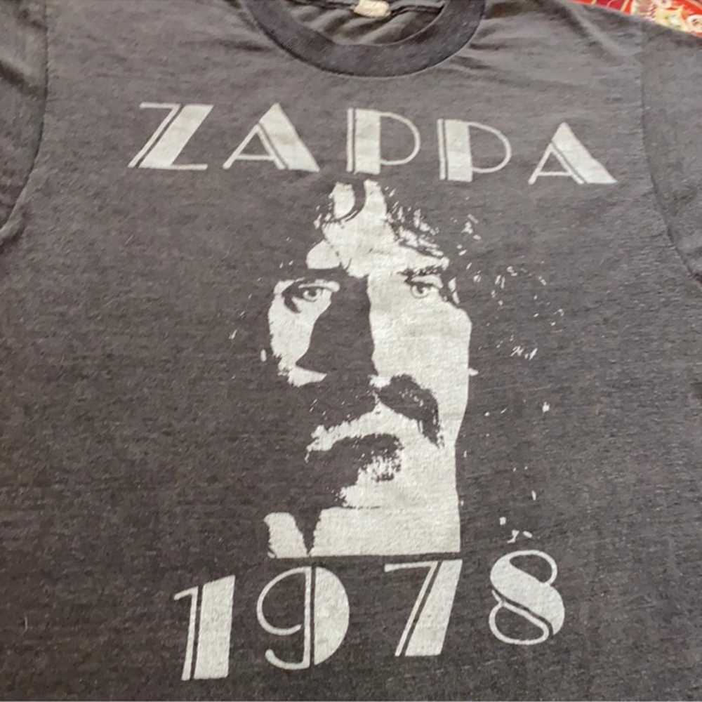 Vintage 1978 Frank Zappa concert tshirt - image 2