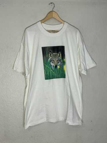 Free Nature × Vintage Nature Preservation Wolf Tee