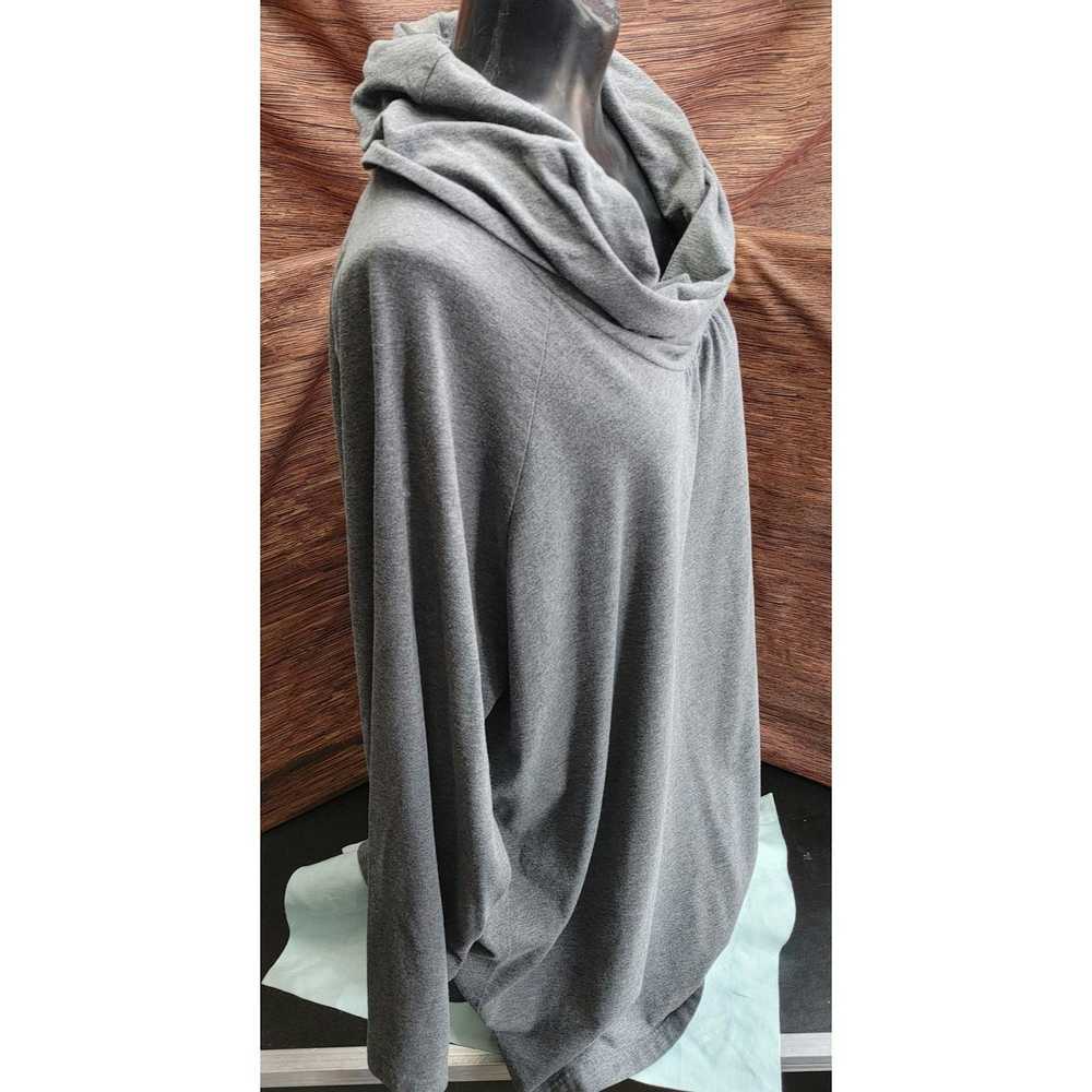 Lands End Land's End Gray Cowl Neck Long Sleeve 3… - image 2