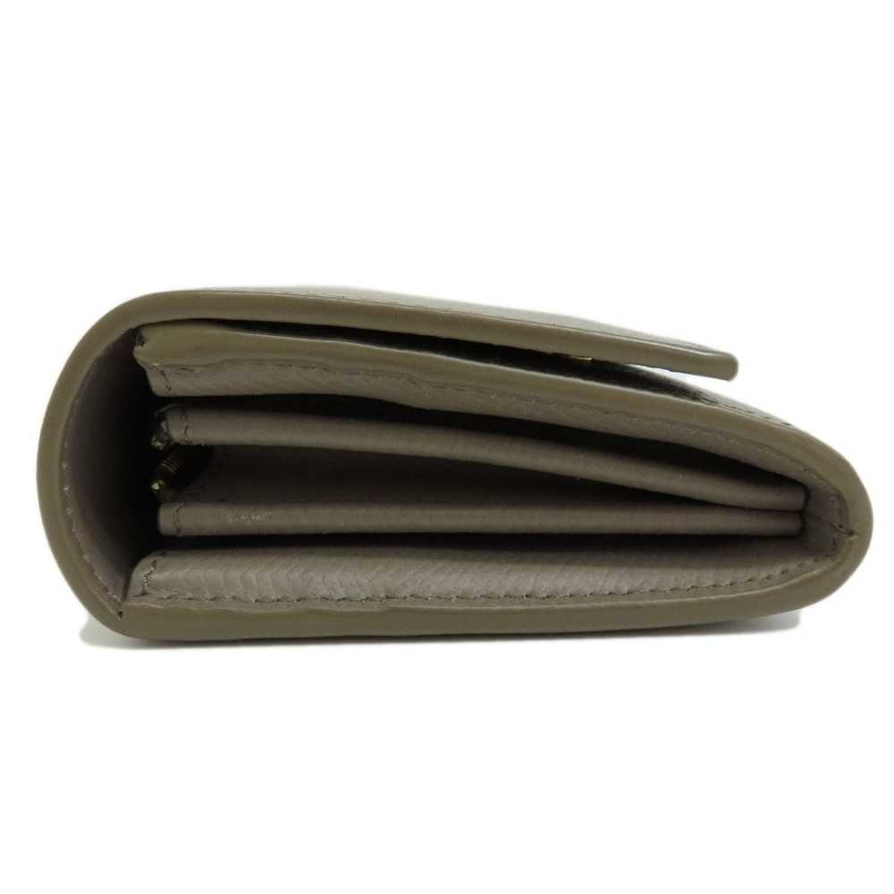 Celine CELINE flap large long wallet leather ladi… - image 3