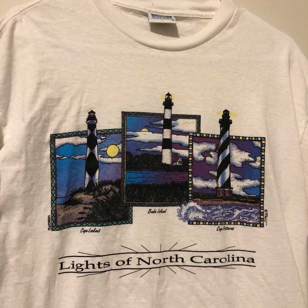 Vintage Large Lighthouses of North Carolina white… - image 8