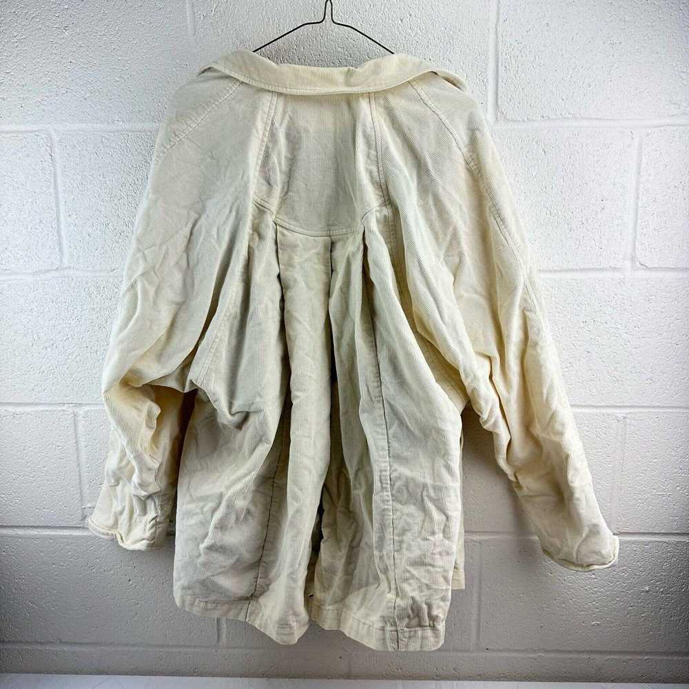 Other Portrait Barn Coat Womens Sz S Ivory Cordur… - image 11