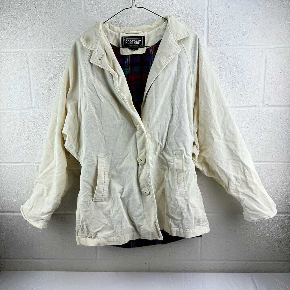 Other Portrait Barn Coat Womens Sz S Ivory Cordur… - image 4