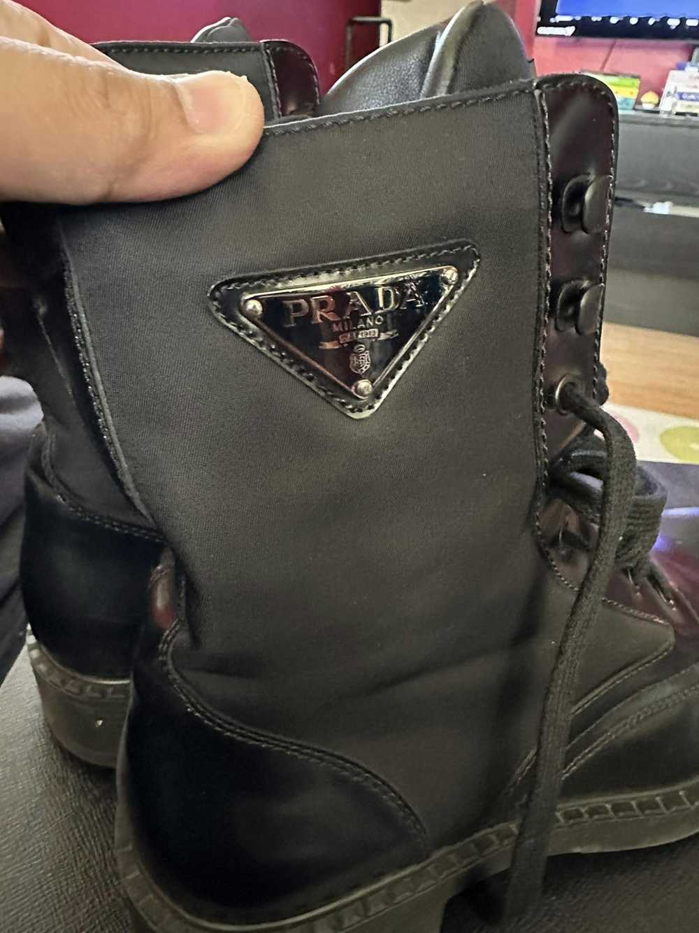 Prada Black Combat Boots - image 6