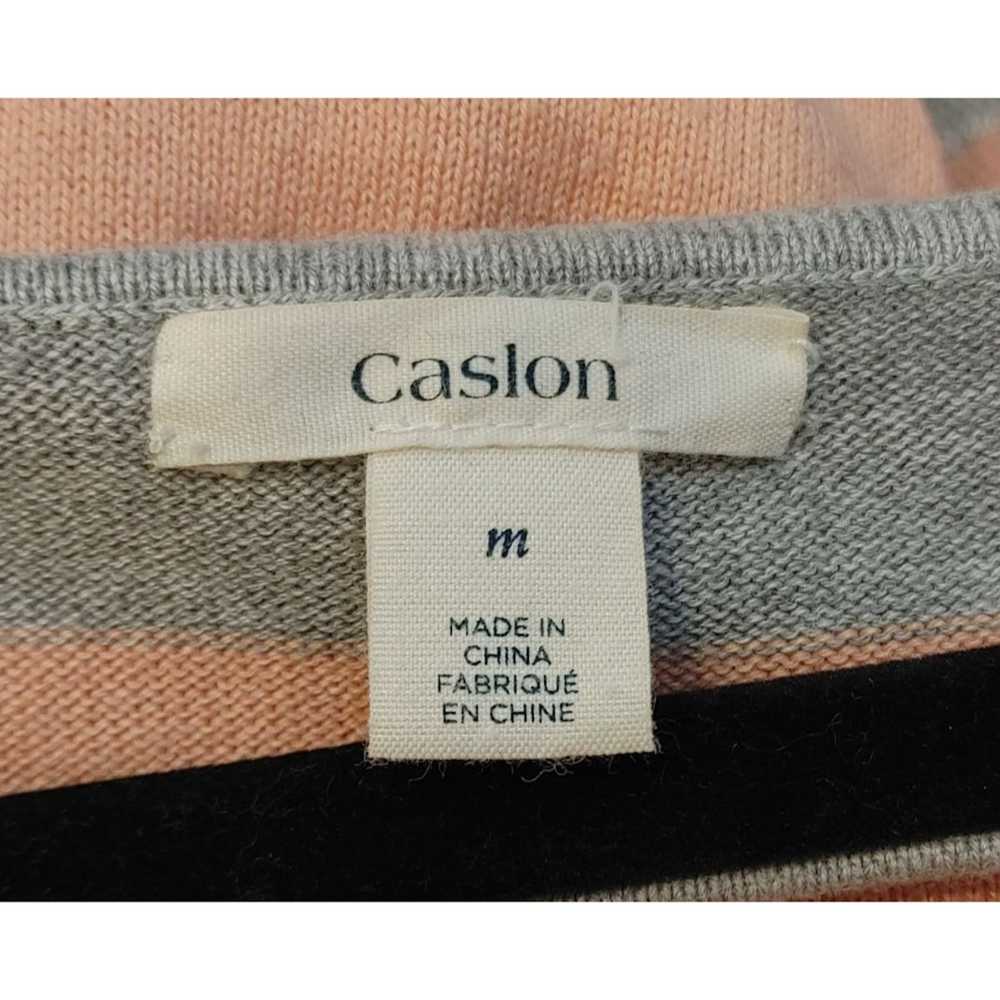 Other Caslon Women's Long Pink and Gray Pullover … - image 3