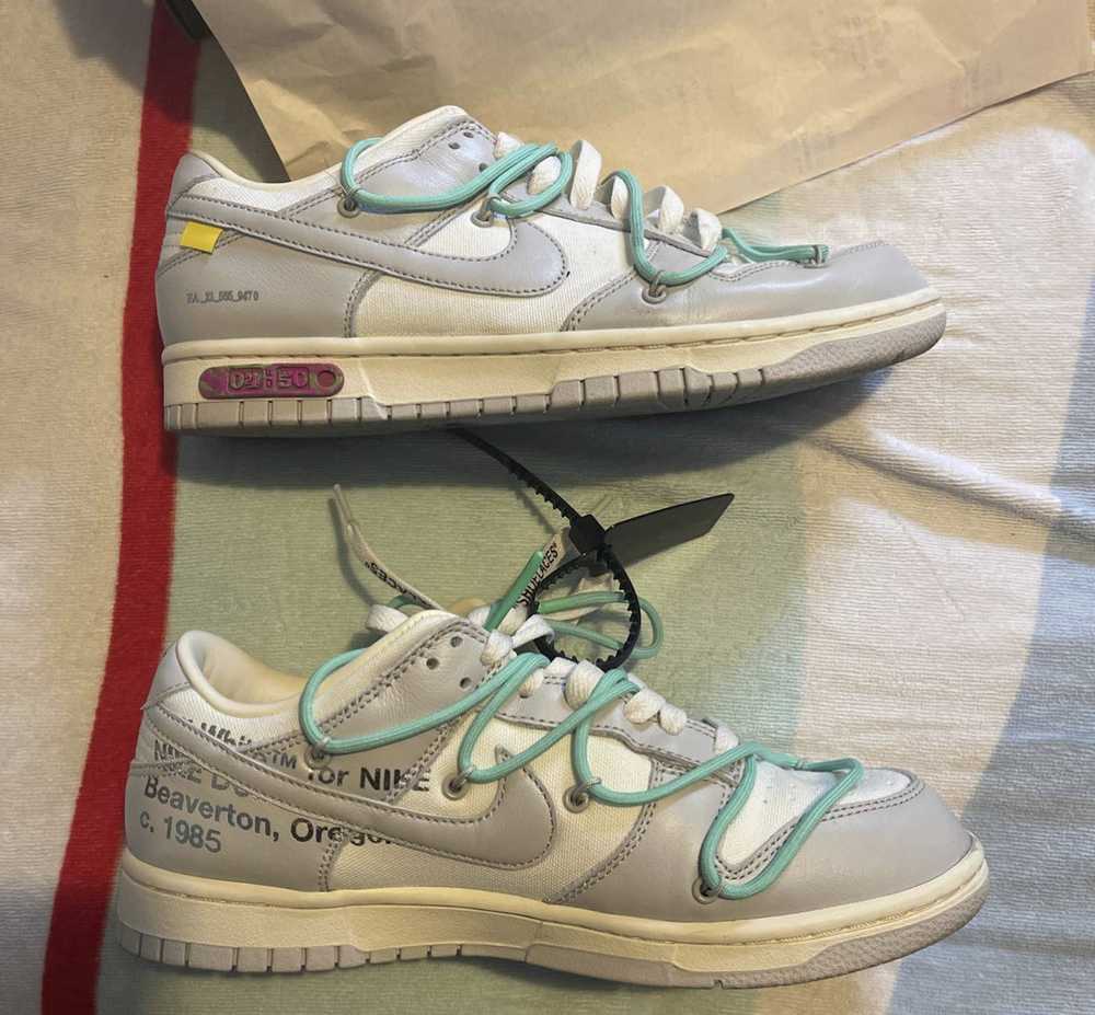 Nike × Off-White 2021 OFF WHITE X DUNK LOW LOT 04 - image 2