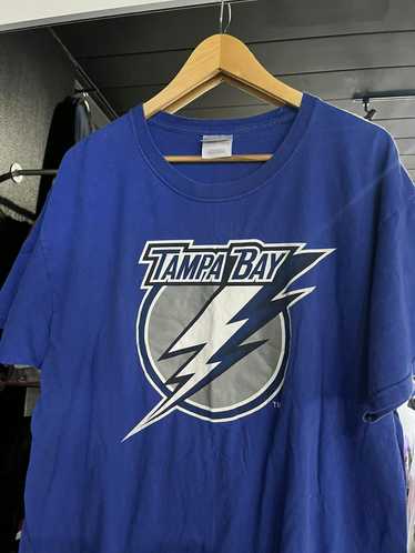Tampa Bay Lightning Bubble Hockey Stanley Cup Playoffs Men's 5XL T-Shirt A1  4791