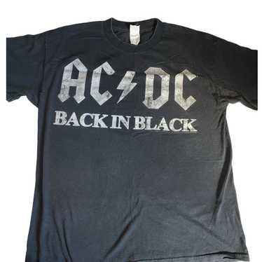 2010 AC/DC RockWare Back in Black  T-Shirt - image 1