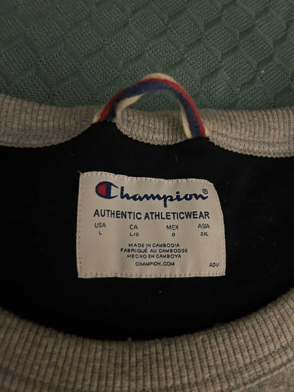 Asspizza Asspizza Screenprinted Champion Crewneck - image 4