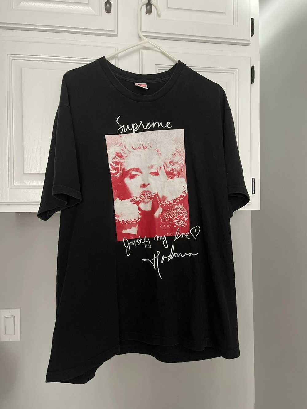 Supreme Black Supreme Madonna Tee - image 1