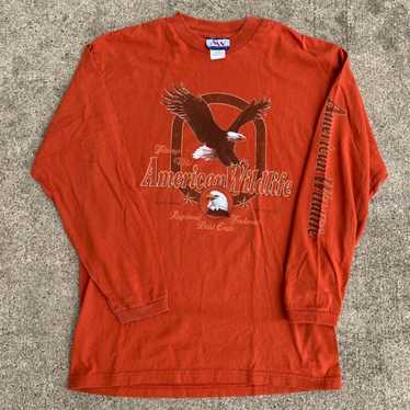 Vintage American Wildlife Bald Eagle T-Shirt - image 1