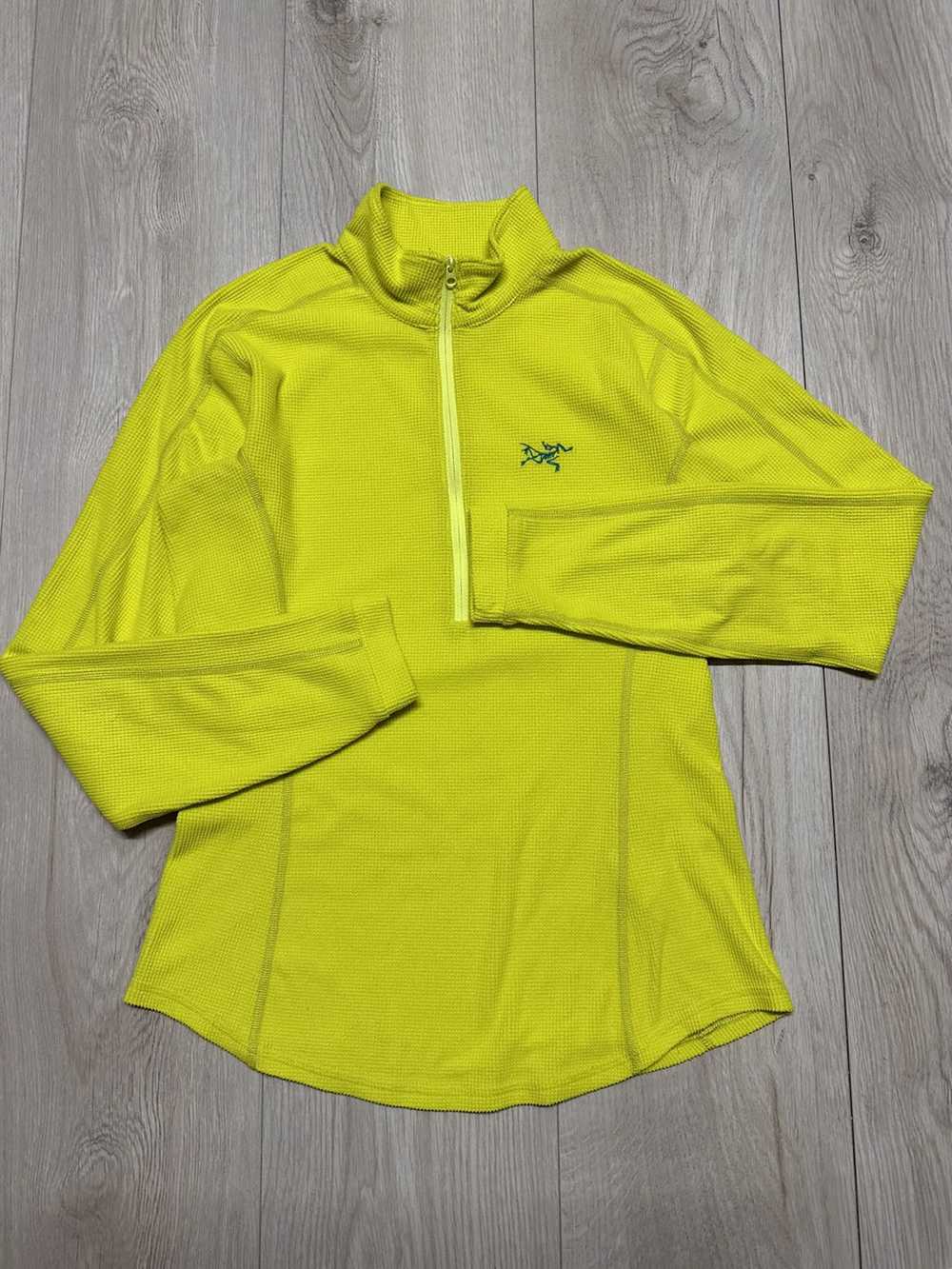 Arc'Teryx Crazy arcteryx half zip waffle active s… - image 1