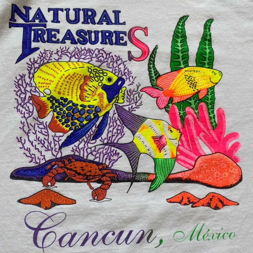 Vintage Cancun Mexico National Treasures Fish Oce… - image 2
