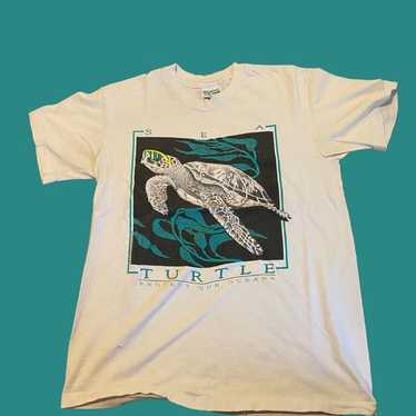 Vintage Protect our Sea Turles Shirt - image 1