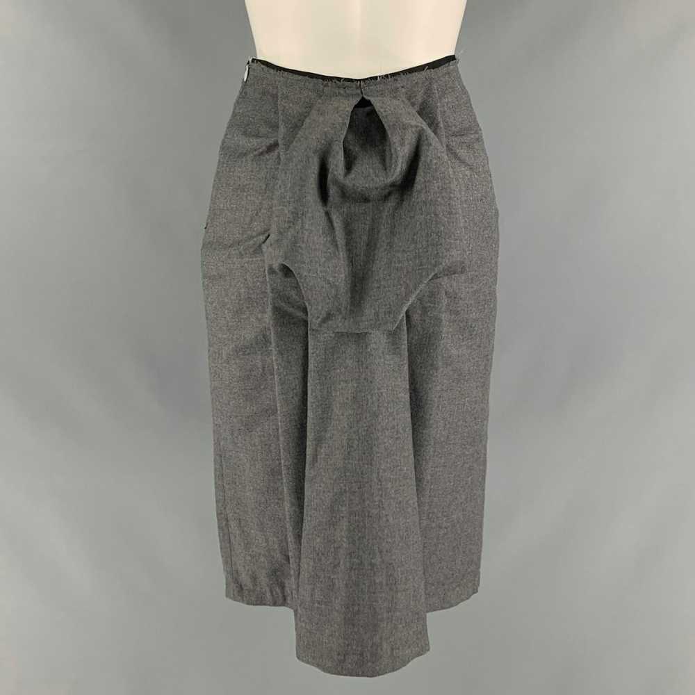 Other Grey Wool Polyester Pleated Pencil MidCalf … - image 3