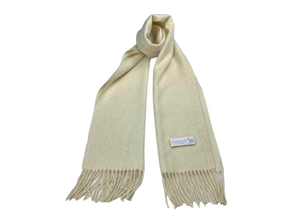 Cashmere & Wool × Vintage scarf Pure Cashmere Vin… - image 1
