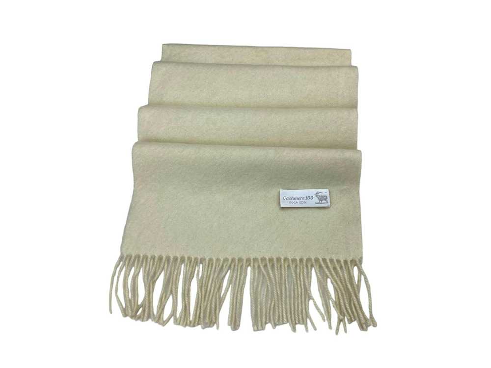Cashmere & Wool × Vintage scarf Pure Cashmere Vin… - image 5
