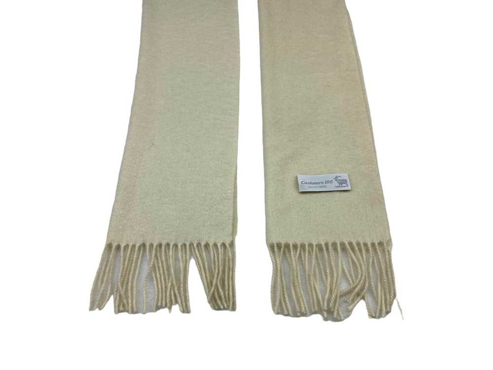 Cashmere & Wool × Vintage scarf Pure Cashmere Vin… - image 8