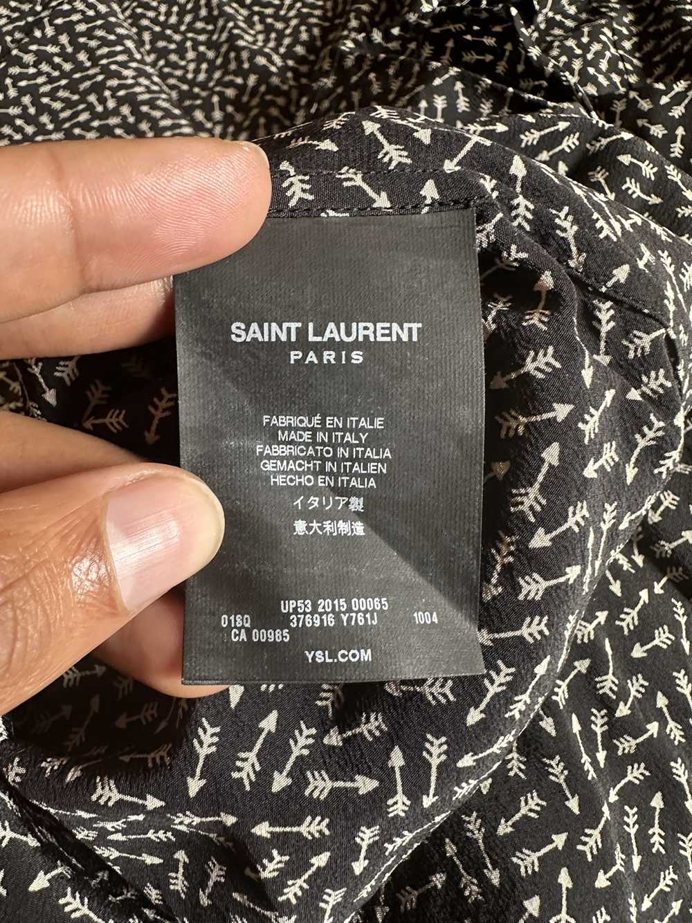 Saint Laurent Paris Saint Laurent Paris Black Sil… - image 4