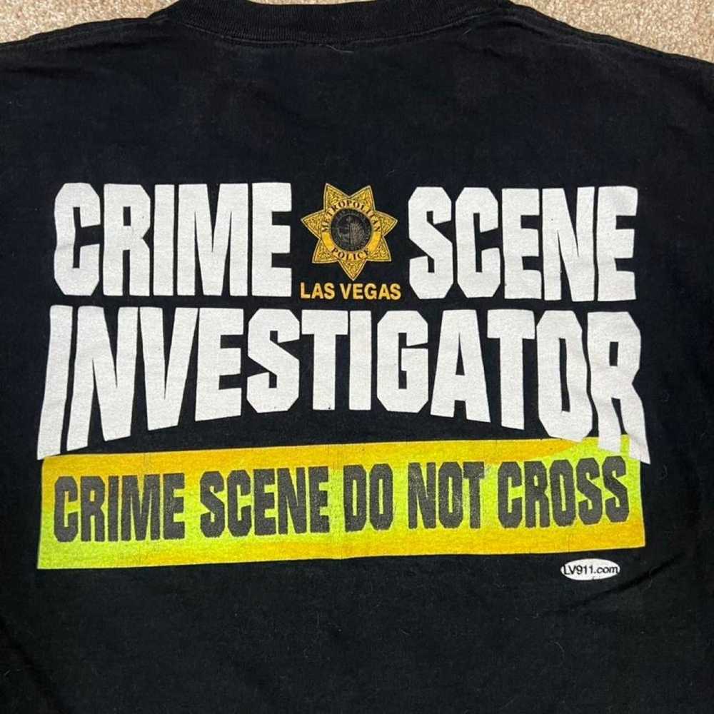 Vintage 90s CSI tv show shirt - image 3