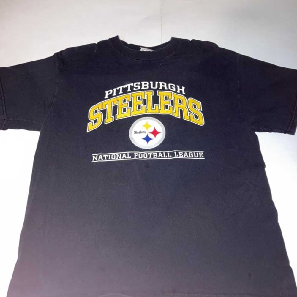 Vintage Pittsburgh Steelers Logo Shirt - image 1