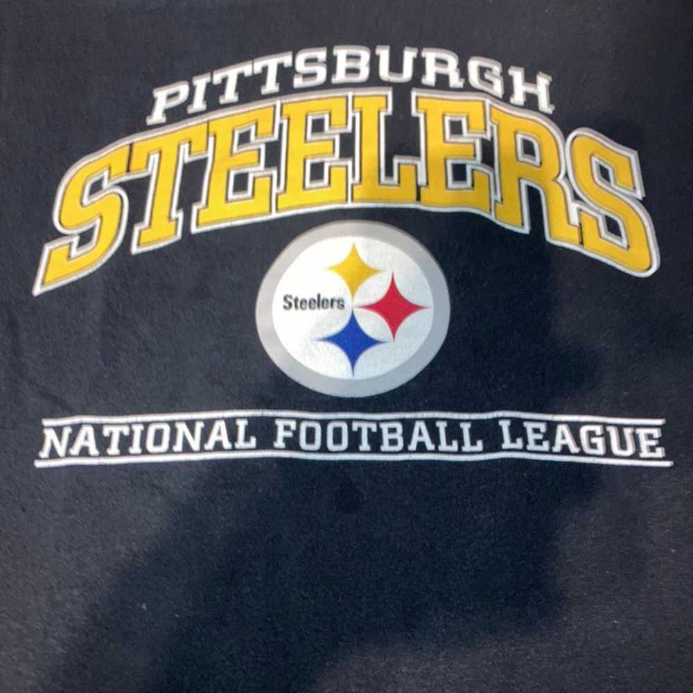 Vintage Pittsburgh Steelers Logo Shirt - image 2