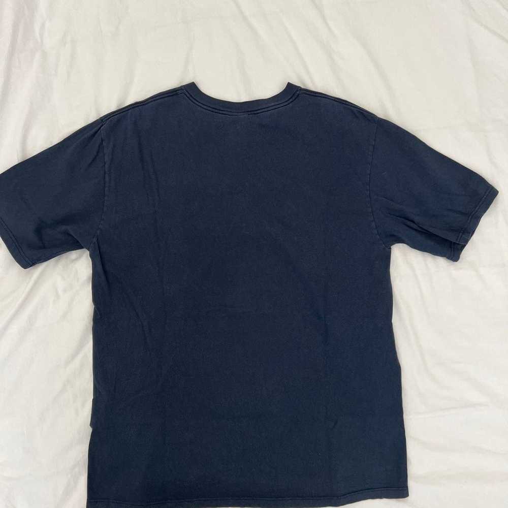 Vintage 90s Guess Jean Co Navy Blue Shirt Size L - image 5