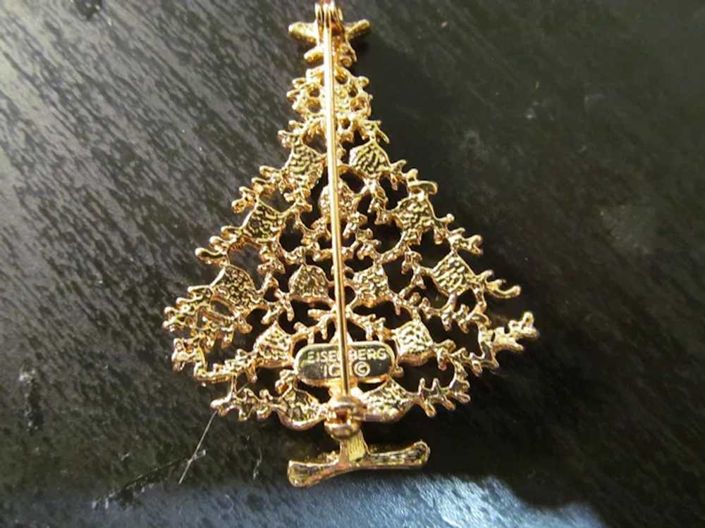 Eisenberg Ice Christmas tree pin - image 4