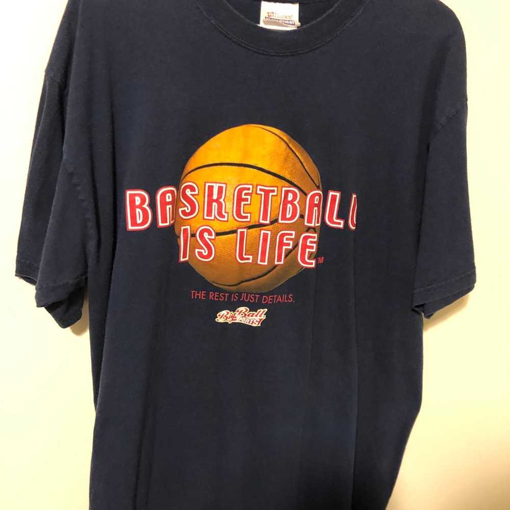 Vintage large Basketball is Life t-shirt in good … - image 2