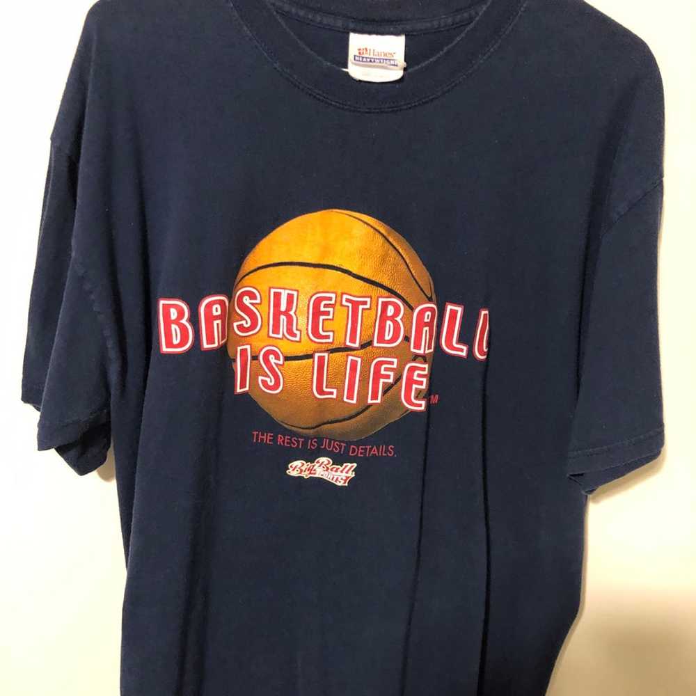 Vintage large Basketball is Life t-shirt in good … - image 5