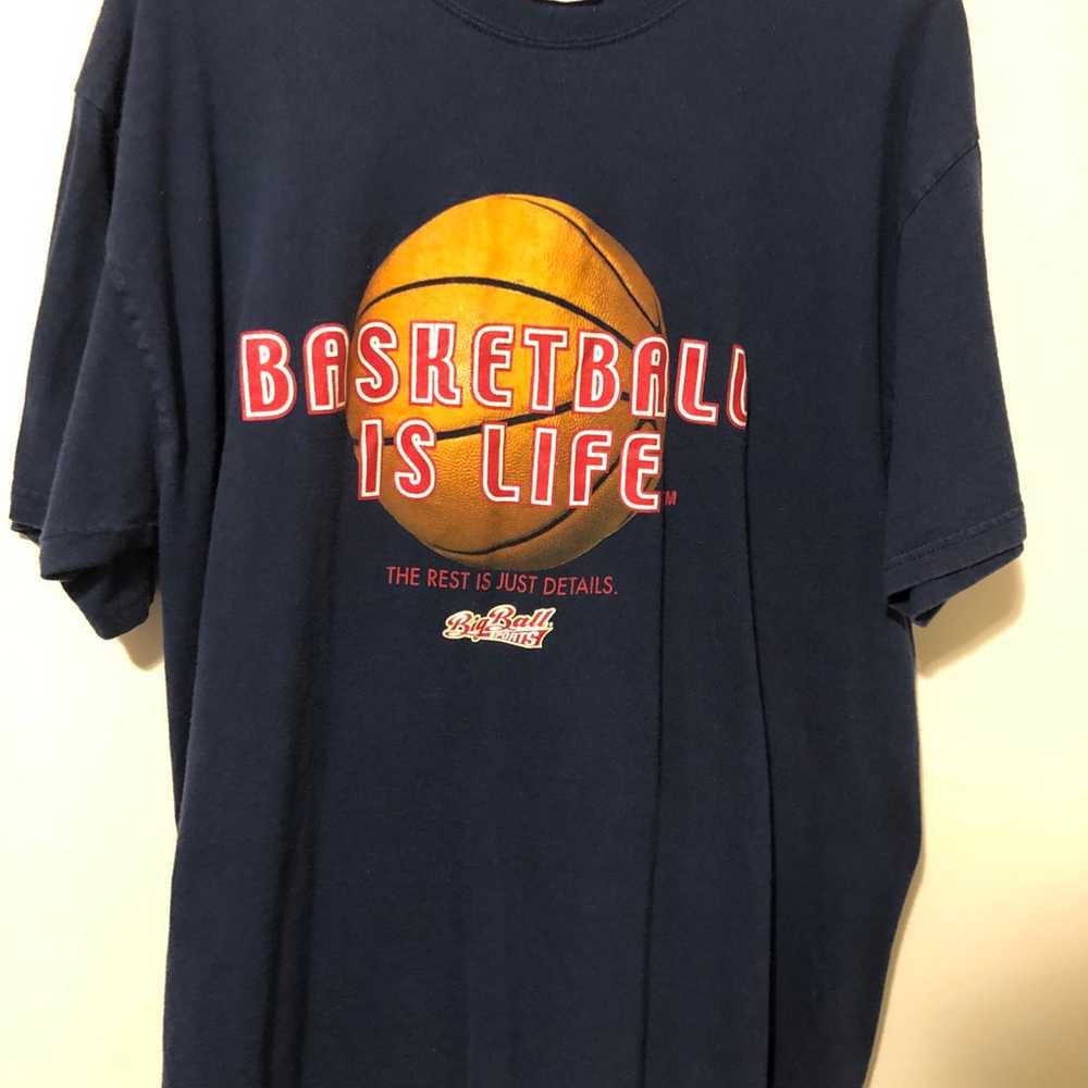 Vintage large Basketball is Life t-shirt in good … - image 7