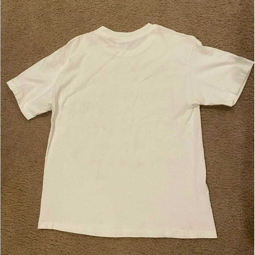 Vintage 1990 Hanes White T Shirt Men’s Size L Oce… - image 5