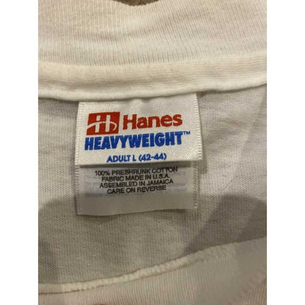 Vintage 1990 Hanes White T Shirt Men’s Size L Oce… - image 6