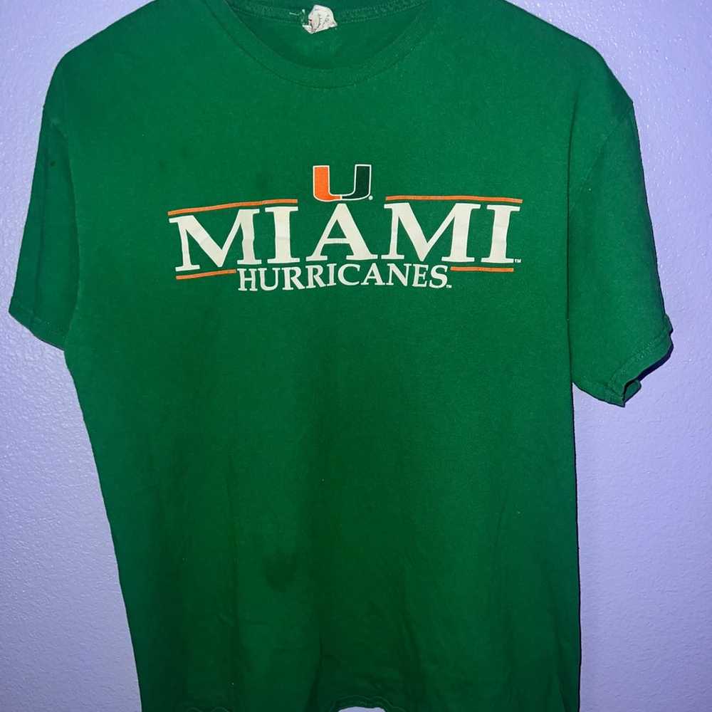 Vintage Miami Hurricanes Shirt - image 1