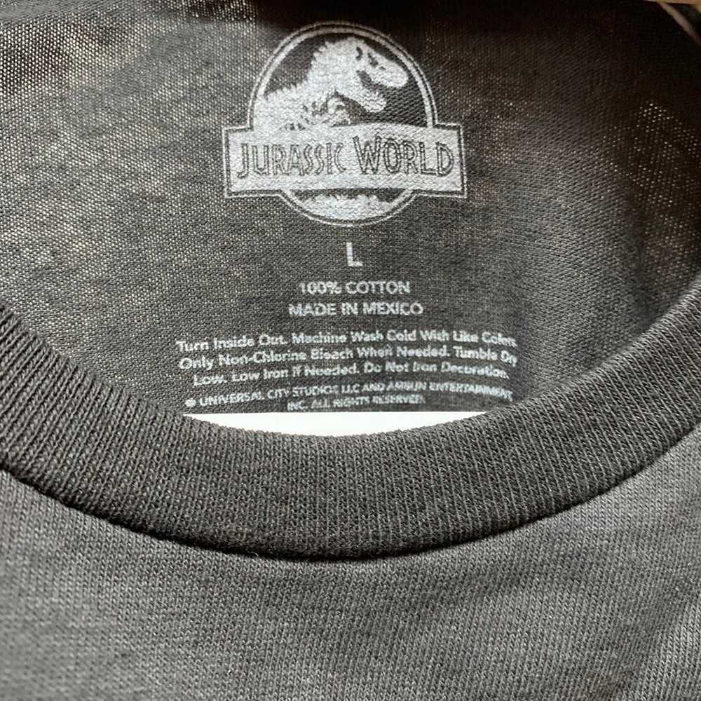 Jurassic World Long Sleeve Black Shirt Size L - image 3