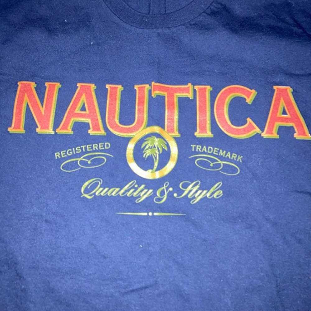 Vintage Nautica Spellout Shirt - image 2
