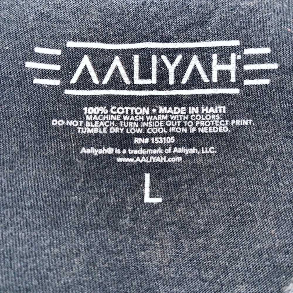 Aaliyah T shirt - Black Large Unisex - image 5