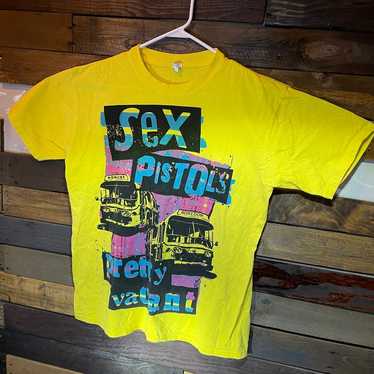Sex Pistols Yellow Male L Vintage T-Shirt