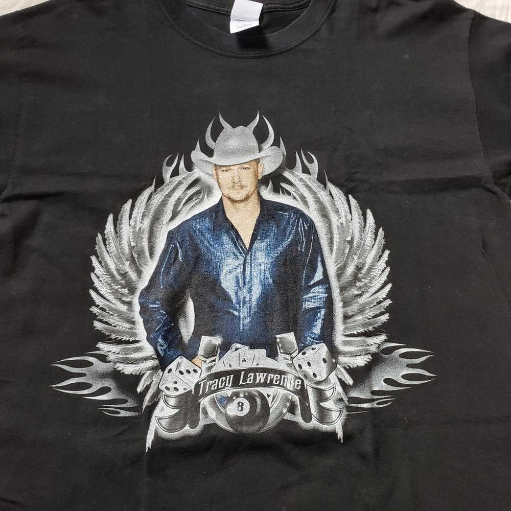 Vintage Tracy Lawrence Band t shirt L - image 1