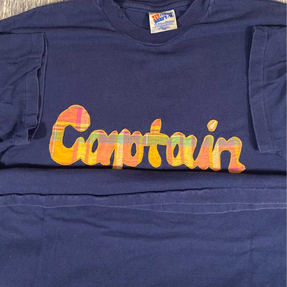 Vintage 80s or 90s Captain T-Shirt Large - image 3