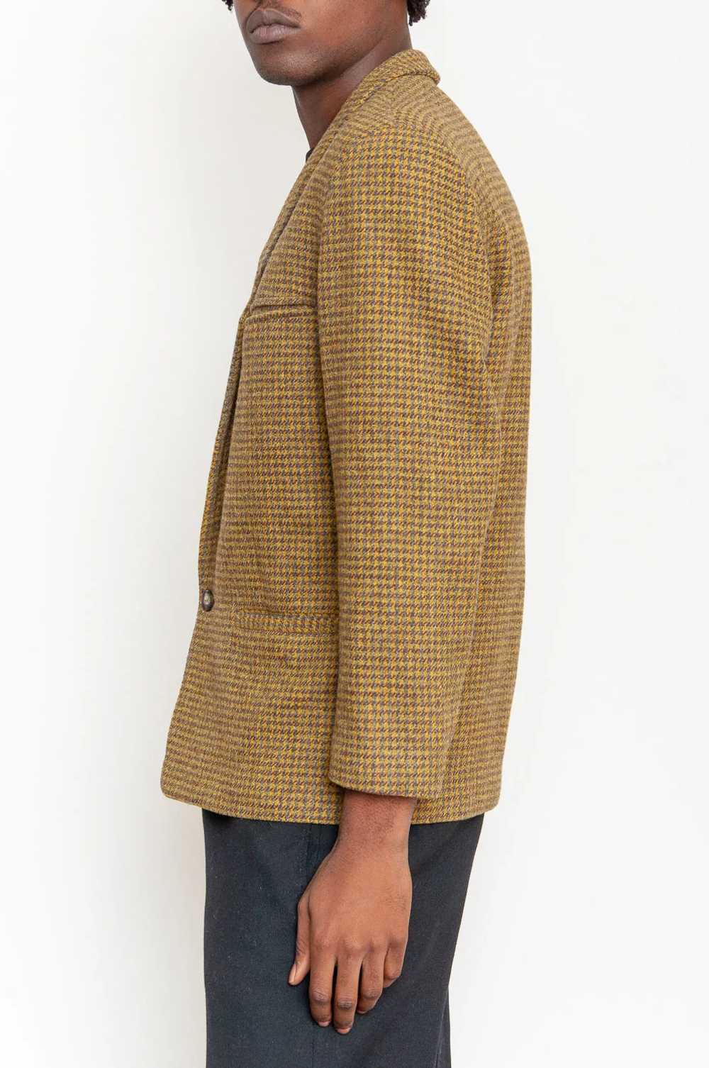 Checked wool jacket Yellow-brown With pattern - image 3