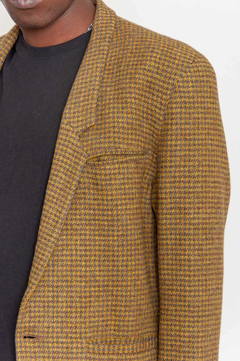 Checked wool jacket Yellow-brown With pattern - image 6