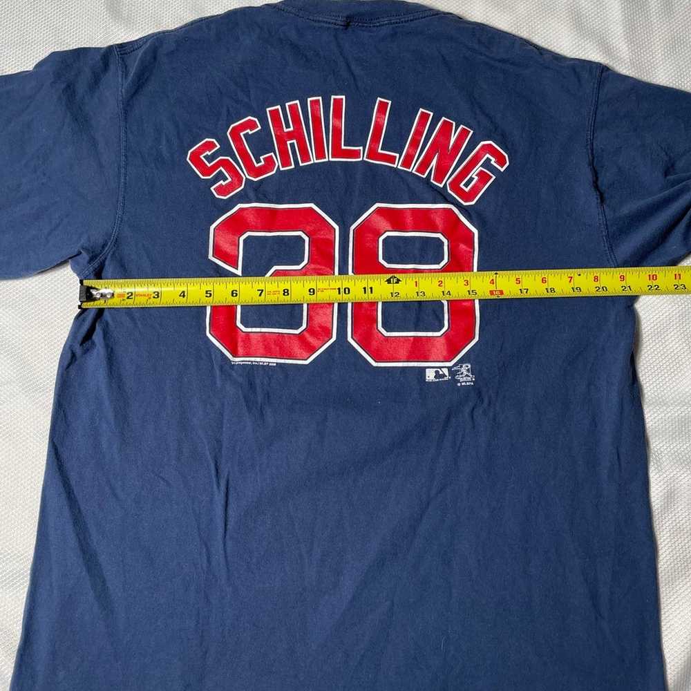 Vintage Y2K Curt schilling Boston Red Sox shirt s… - image 3