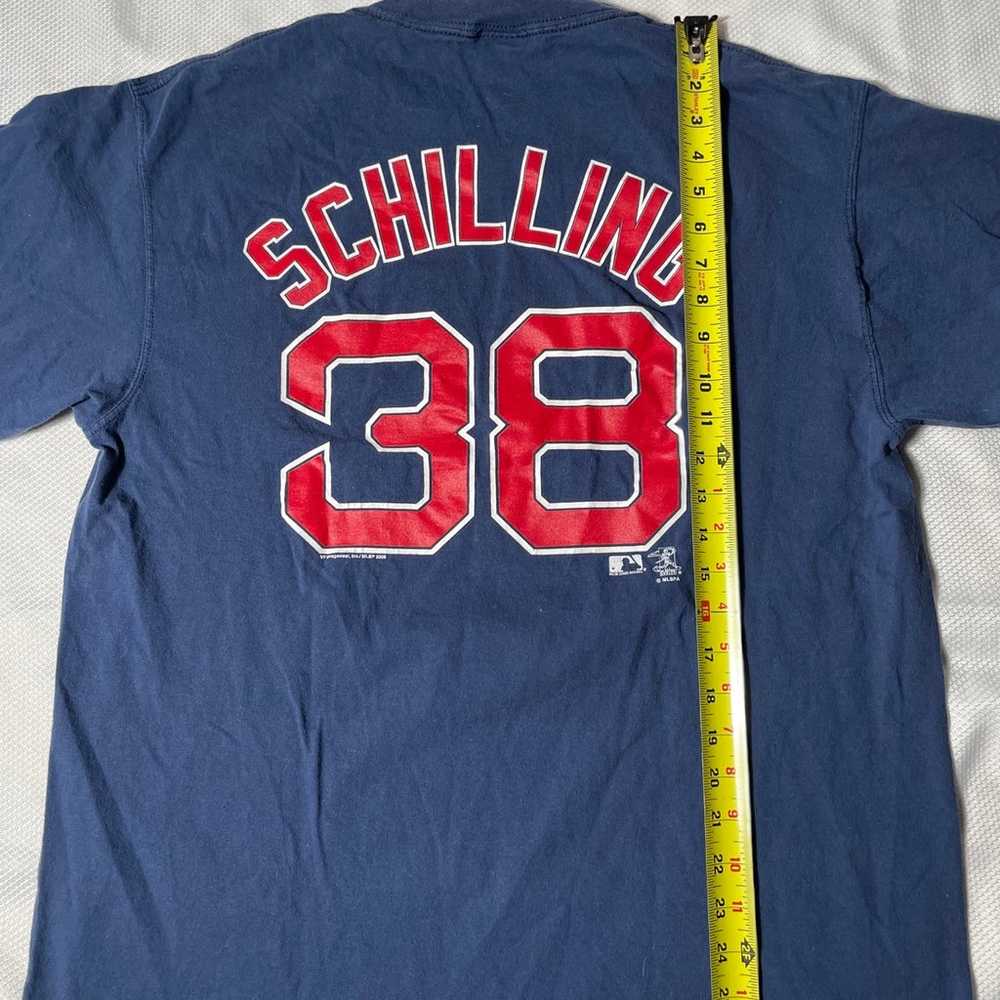 Vintage Y2K Curt schilling Boston Red Sox shirt s… - image 4