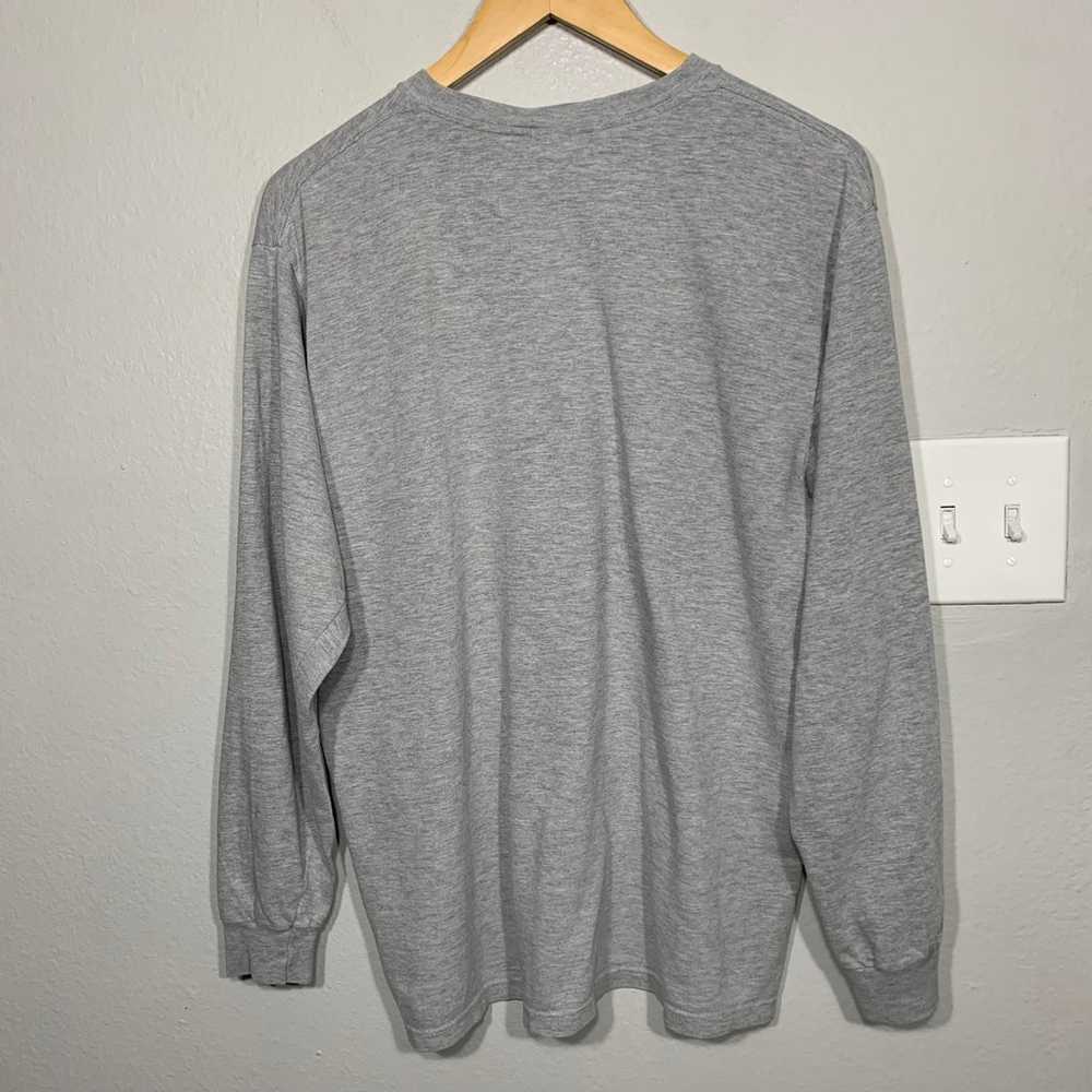 Vintage Guess Jeans USA Spellout Gray Long Sleeve… - image 3