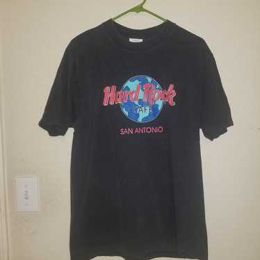 Vintage 90s Hard Rock Cafe San Antonio Tee Large - image 1